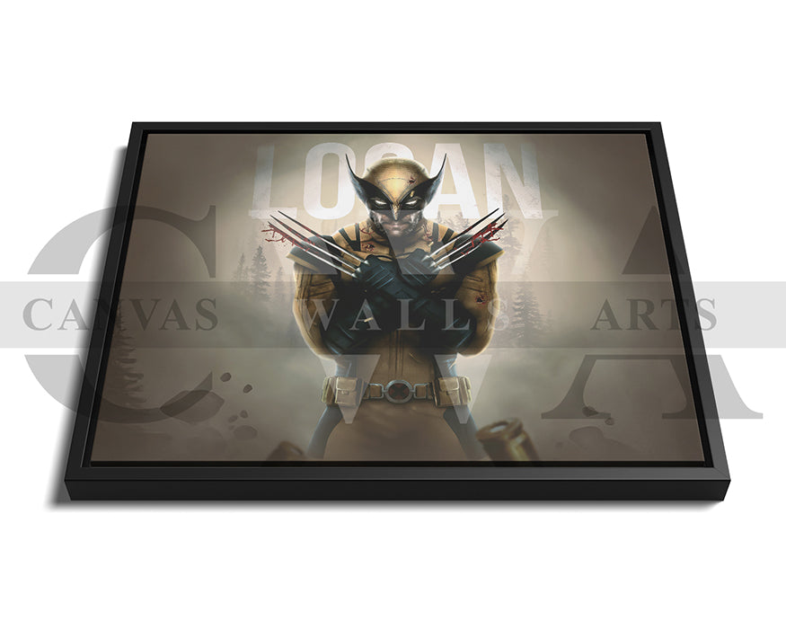 The Wolverine Strikes Back Canvas Wall Art
