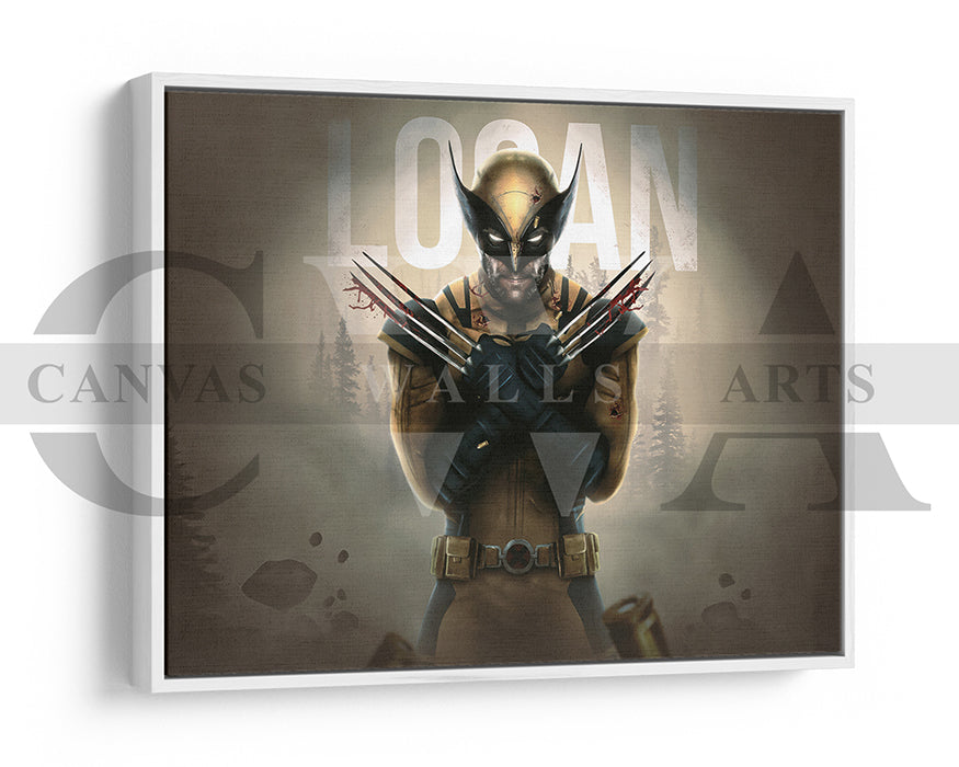 The Wolverine Strikes Back Canvas Wall Art