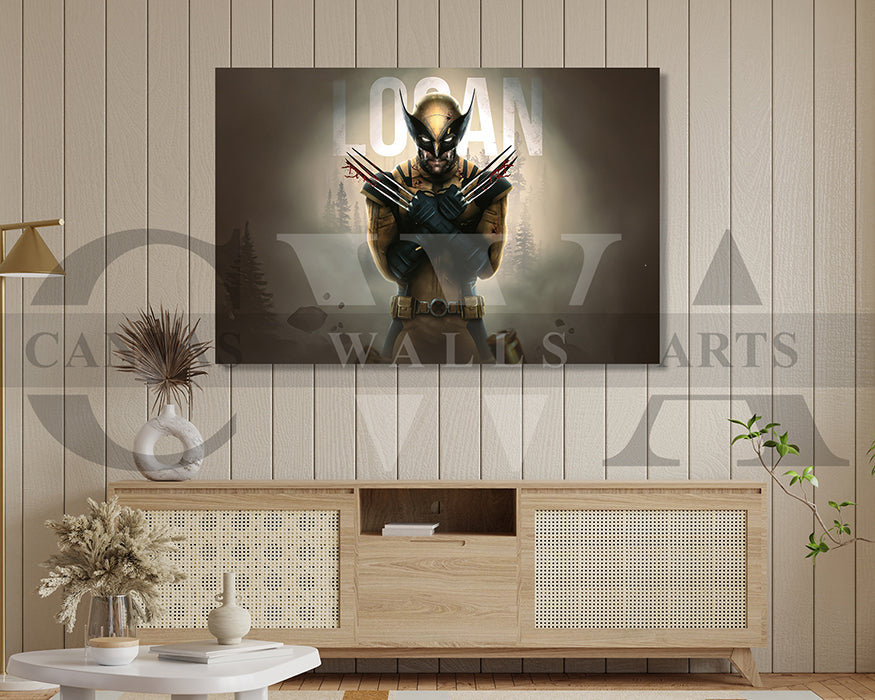 The Wolverine Strikes Back Canvas Wall Art