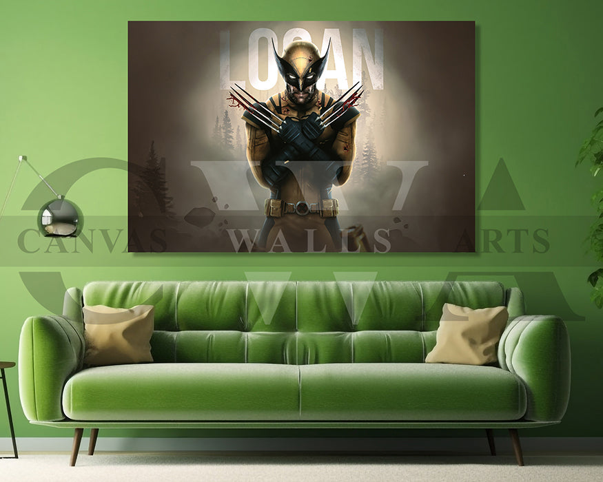 The Wolverine Strikes Back Canvas Wall Art