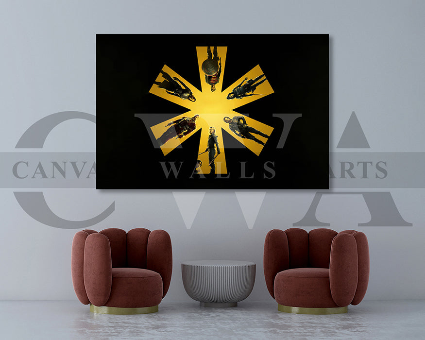 Thunderbolts Canvas Wall Art