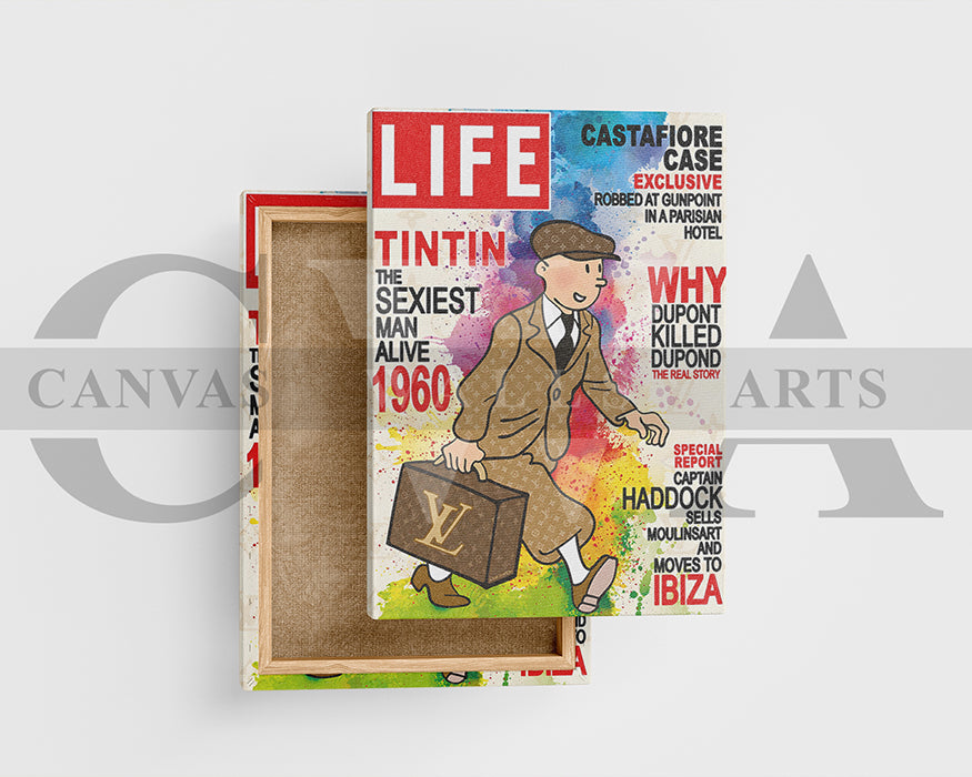 TinTin Life Canvas Wall Art