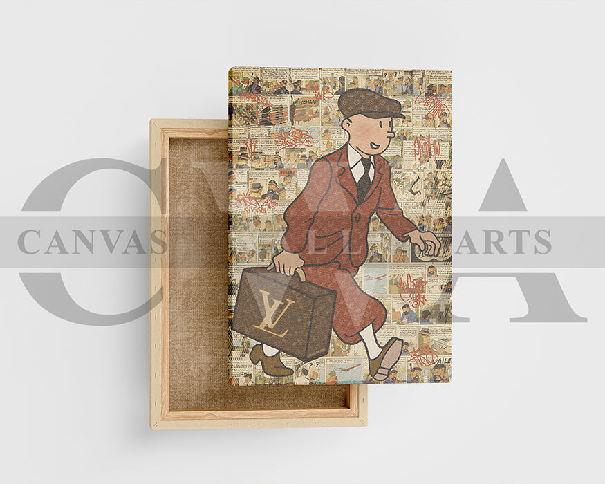 Tintin Canvas Wall Art