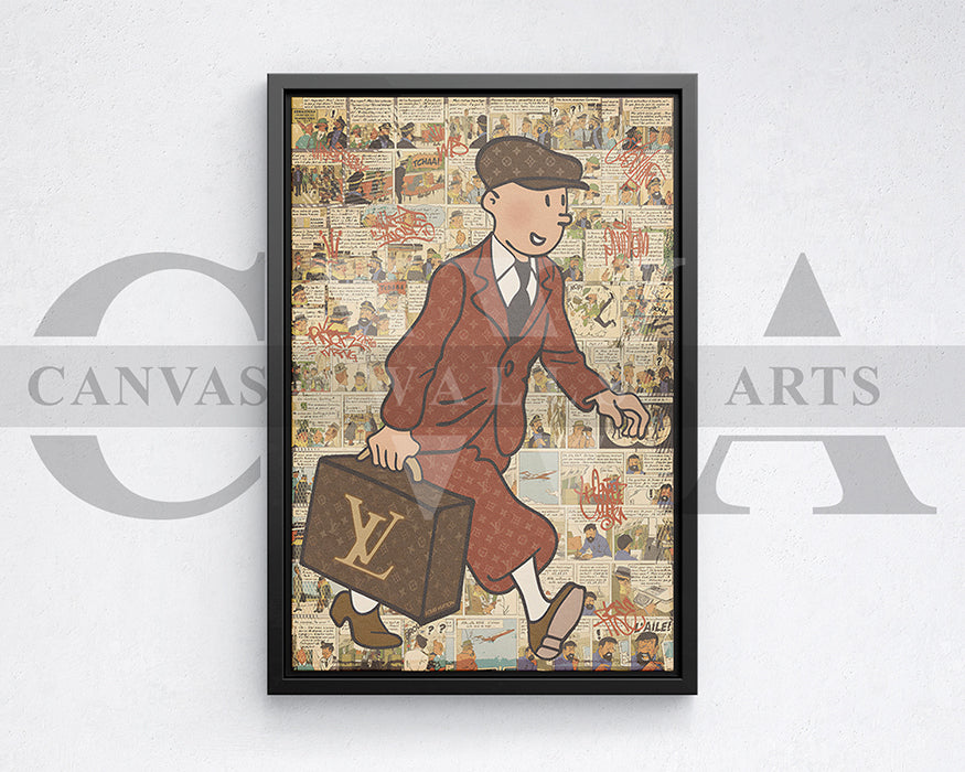 Tintin Canvas Wall Art