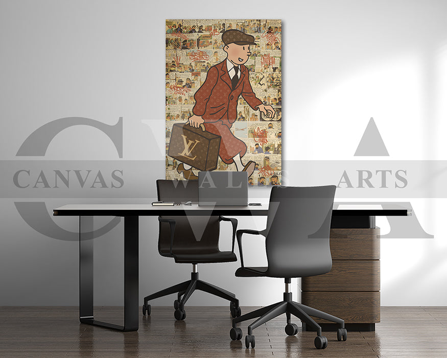 Tintin Canvas Wall Art