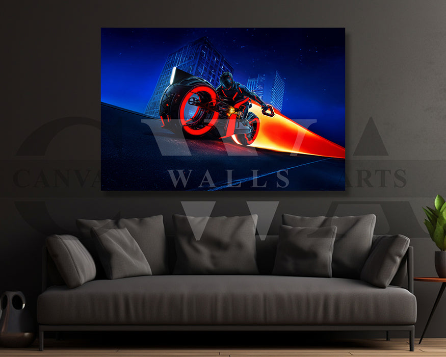 Tron Ares Empire Magazine Canvas Wall Art