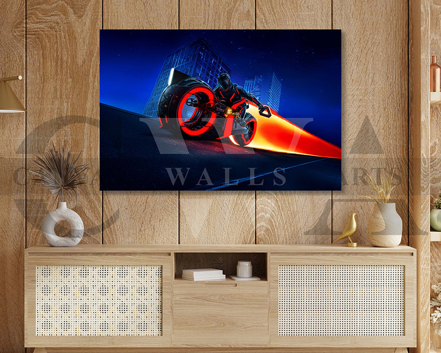 Tron Ares Empire Magazine Canvas Wall Art