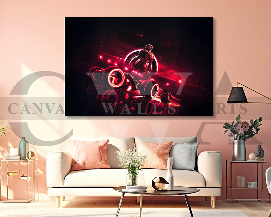 Tron Ares Fan Made Canvas Wall Art