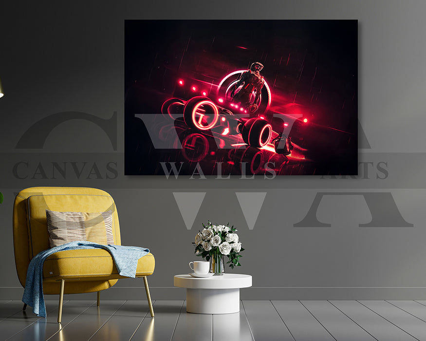 Tron Ares Fan Made Canvas Wall Art