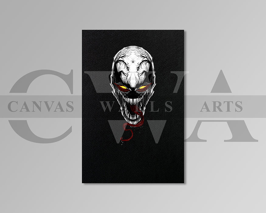 Venom Canvas Wall Art Abstract Movie Poster
