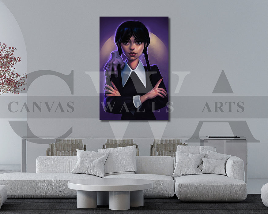 Wednesday Canvas Wall Art