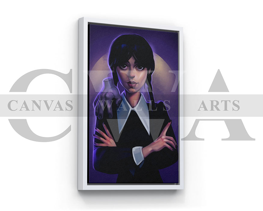 Wednesday Canvas Wall Art