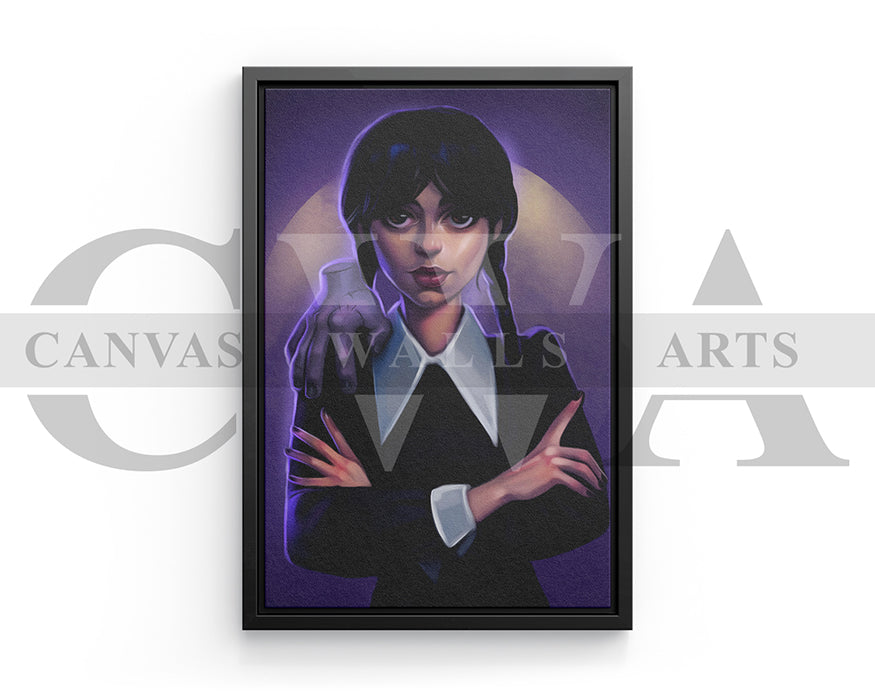 Wednesday Canvas Wall Art