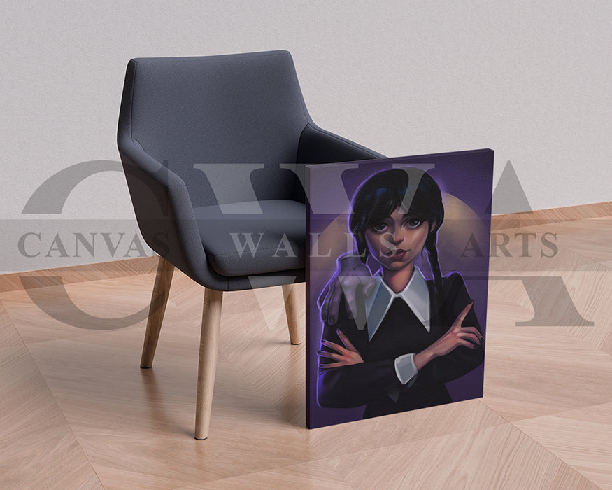 Wednesday Canvas Wall Art