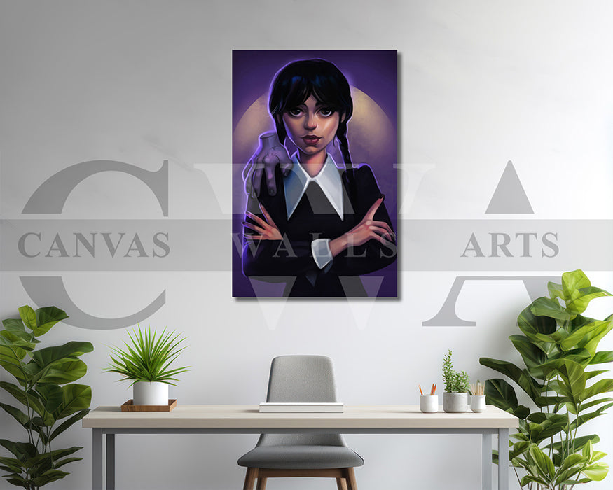 Wednesday Canvas Wall Art