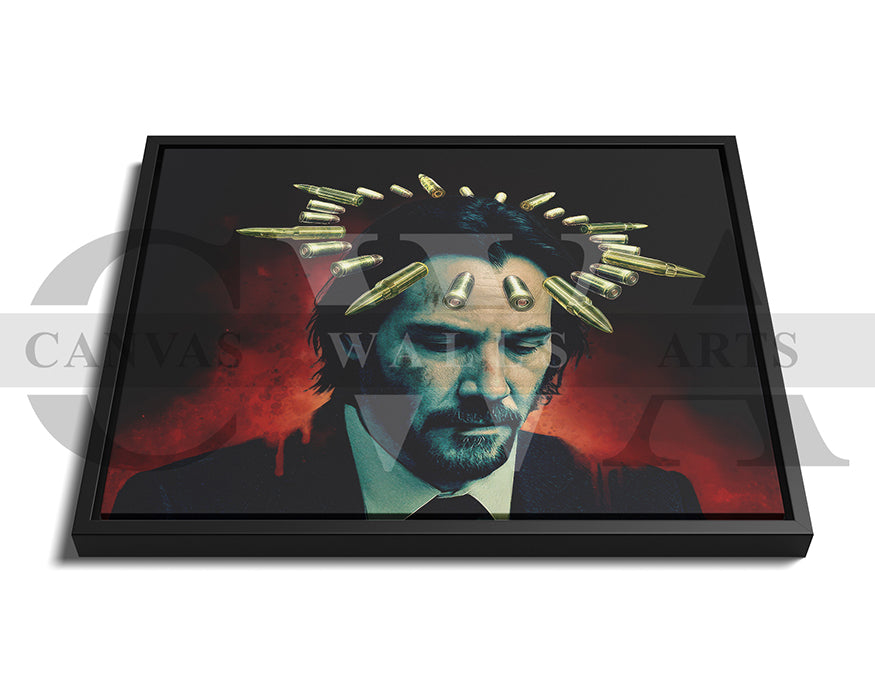 Wick Is Pain Poster Canvas Wall Art