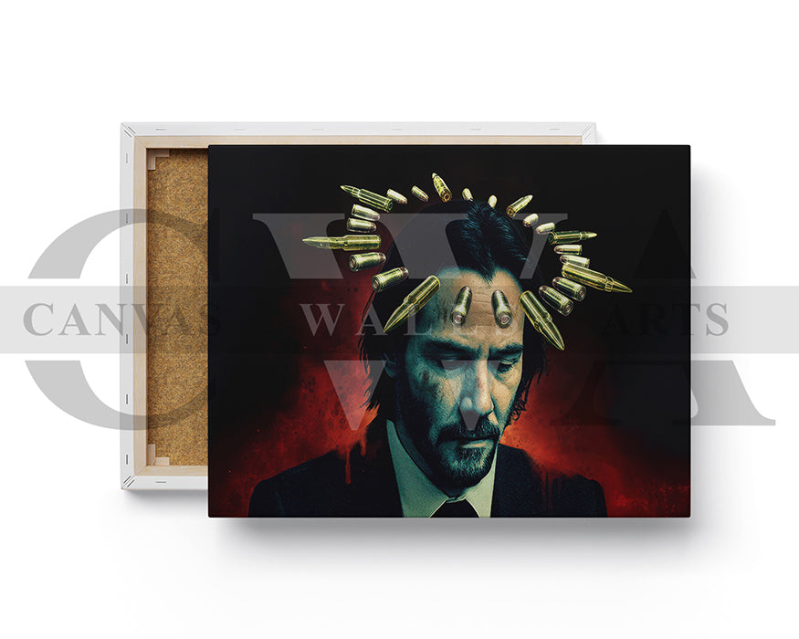 Wick Is Pain Poster Canvas Wall Art