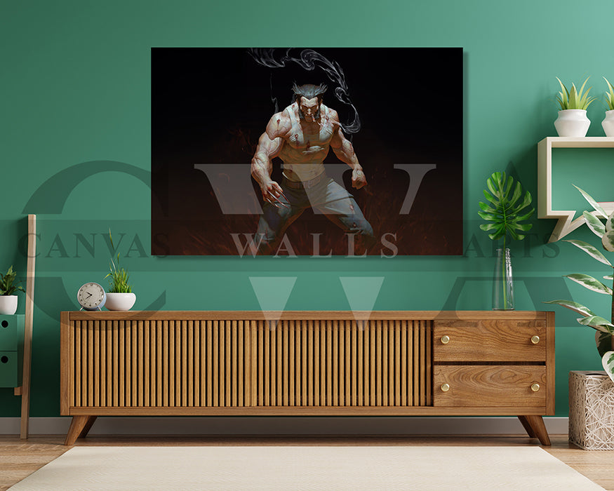 Wolverine The Blade Of Justice Canvas Wall Art