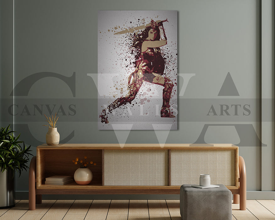 Wonder Woman Canvas Wall Art