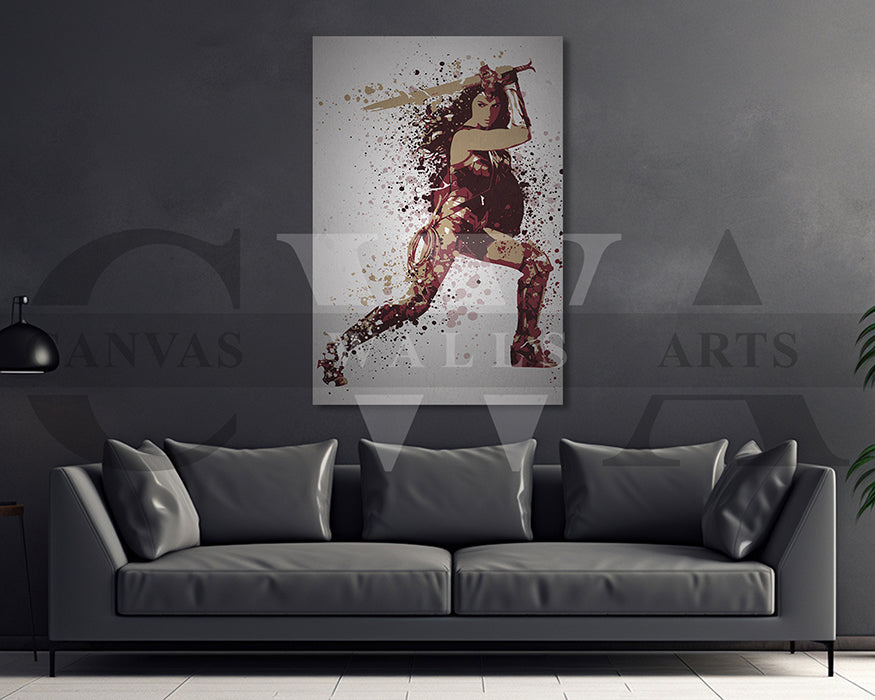 Wonder Woman Canvas Wall Art