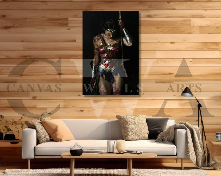 Wonder Woman Personified Canvas Wall Art