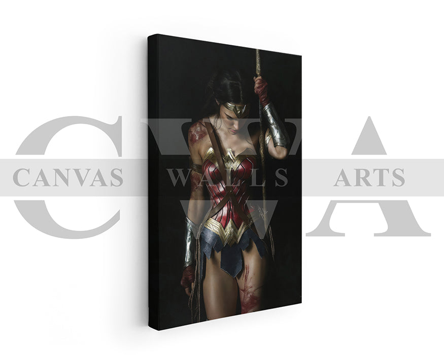 Wonder Woman Personified Canvas Wall Art