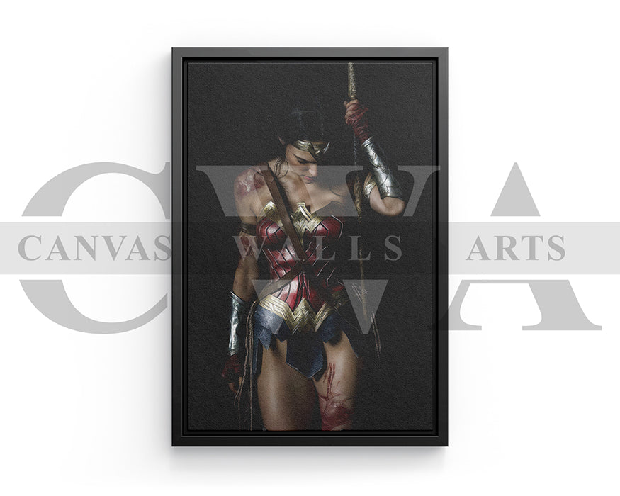 Wonder Woman Personified Canvas Wall Art