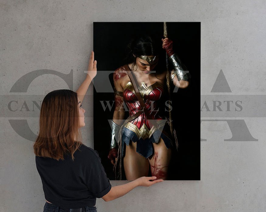 Wonder Woman Personified Canvas Wall Art