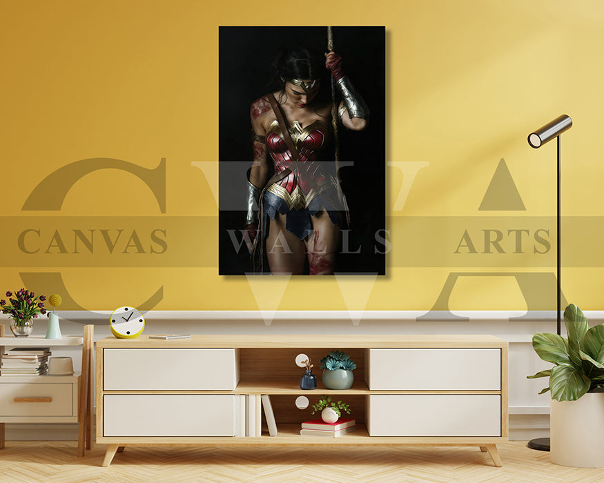 Wonder Woman Personified Canvas Wall Art