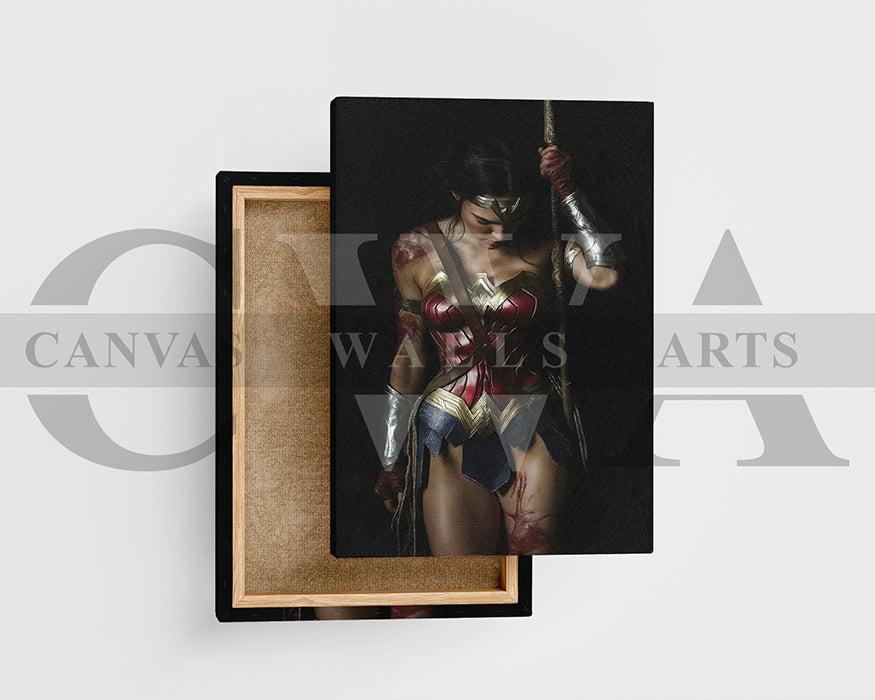 Wonder Woman Personified Canvas Wall Art