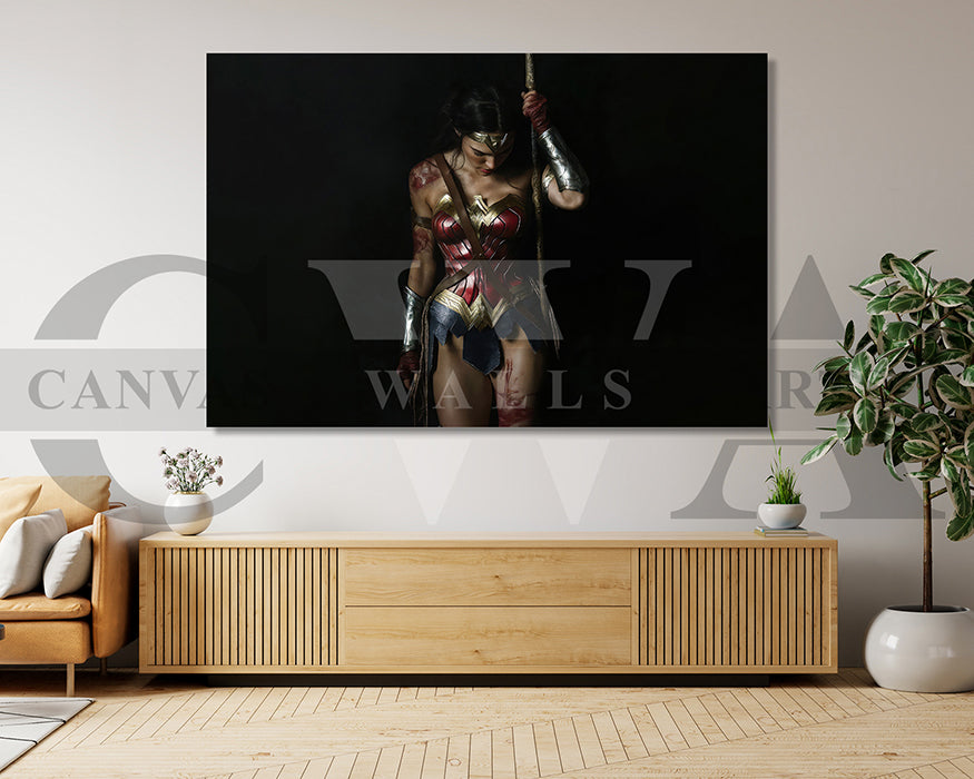 Wonder Woman Personified Poster Print