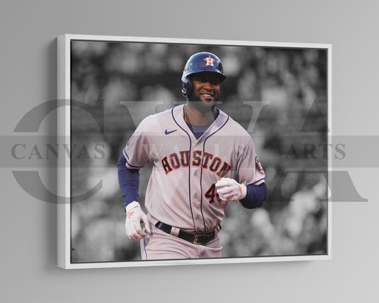 Yordan Alvarez Canvas Wall Art