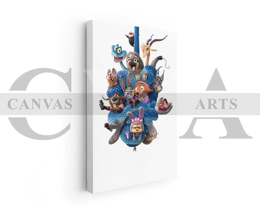 Zootopia Canvas Wall Art
