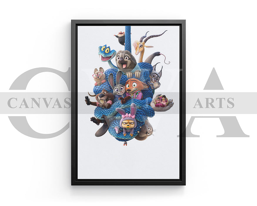 Zootopia Canvas Wall Art