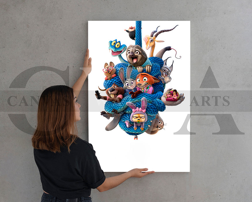 Zootopia Canvas Wall Art
