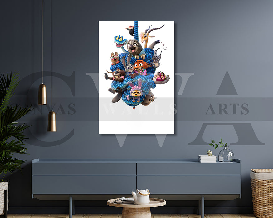 Zootopia Canvas Wall Art