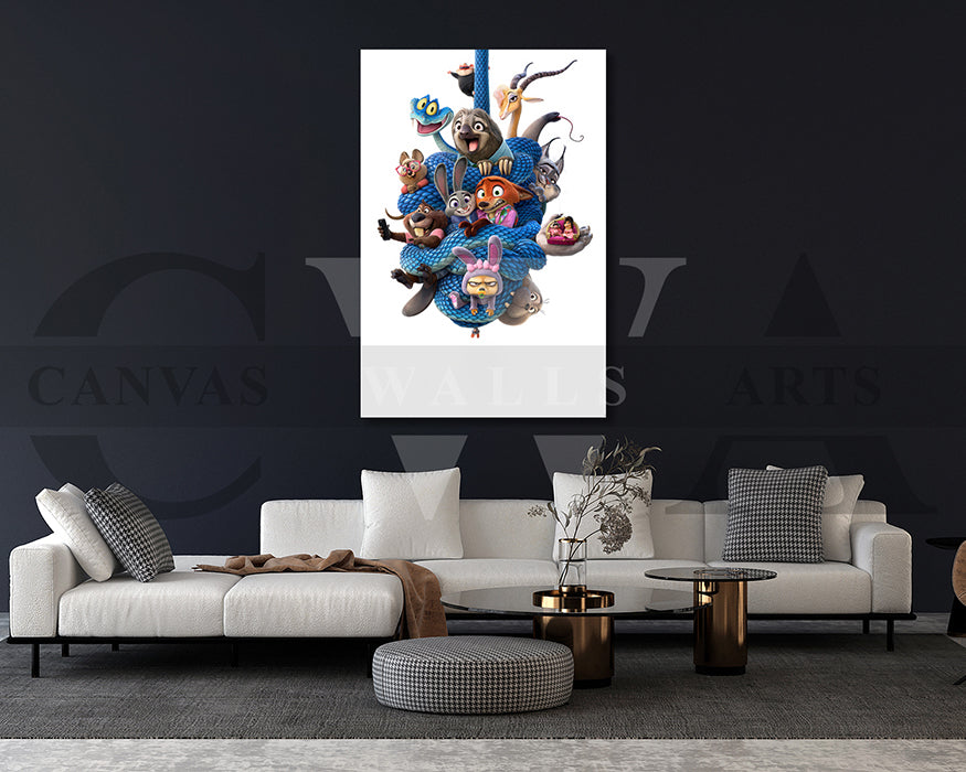 Zootopia Canvas Wall Art