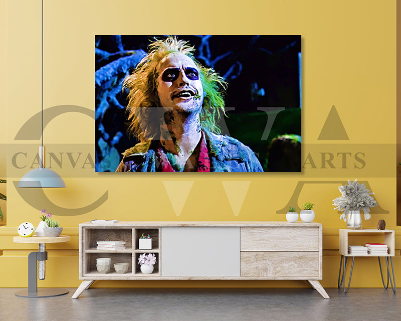 Beetlejuice Canvas Wall Art Movie Oil Painting Canvas Print