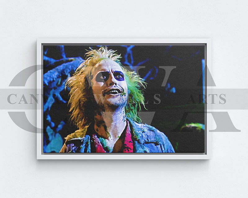 Beetlejuice Canvas Wall Art Movie Oil Painting Canvas Print
