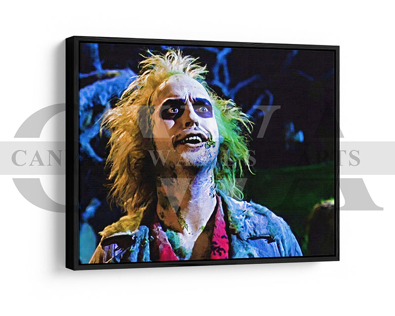 Beetlejuice Canvas Wall Art Movie Oil Painting Canvas Print