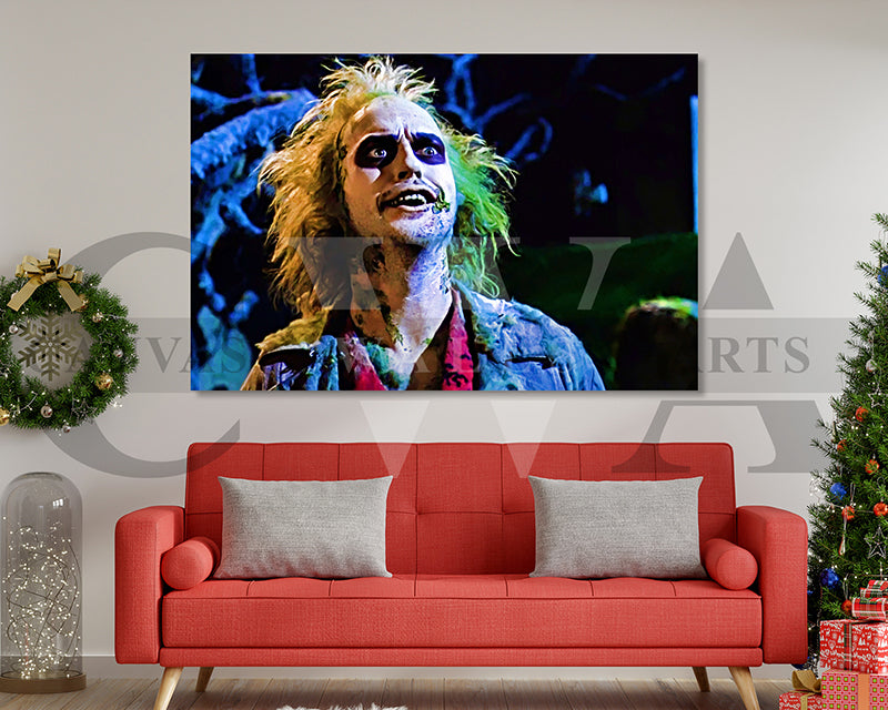 Beetlejuice Canvas Wall Art Movie Oil Painting Canvas Print