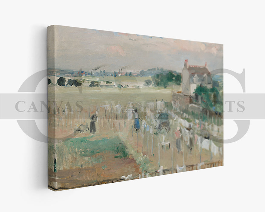 1875 Morisot Laundry by Albrecht Durer Painting Canvas Wall Art