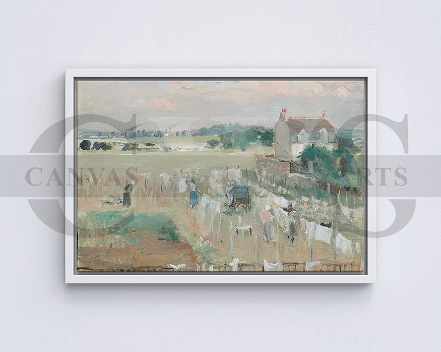 1875 Morisot Laundry by Albrecht Durer Painting Canvas Wall Art