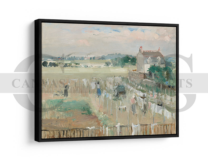 1875 Morisot Laundry by Albrecht Durer Painting Canvas Wall Art