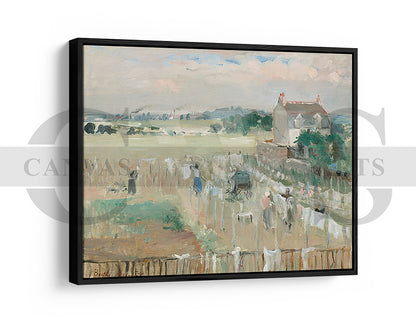 1875 Morisot Laundry by Albrecht Durer Painting Canvas Wall Art