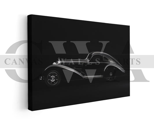 Mercedes-Benz 540K Special Roadster Canvas Wall Art Car Poster Print
