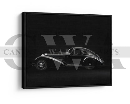 Mercedes-Benz 540K Special Roadster Canvas Wall Art Car Poster Print