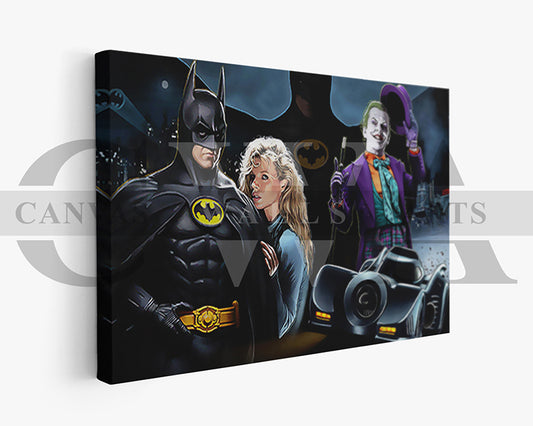 Batman Canvas Wall Art Movie Oil Painting Canvas Print