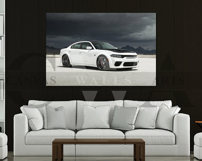 Dodge Charger SRT Canvas Wall Art Muscle Car Poster Print