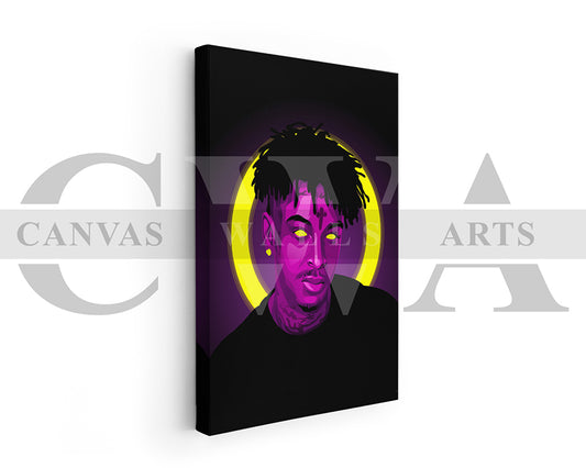 21 Savage Canvas Wall Art